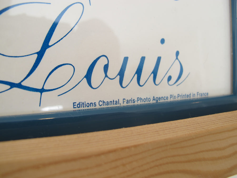 1980's Framed Photo of Paris France Poster