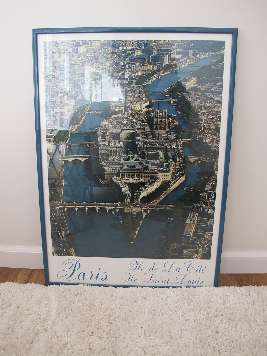 1980's Framed Photo of Paris France Poster