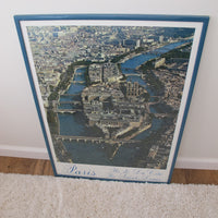 1980's Framed Photo of Paris France Poster