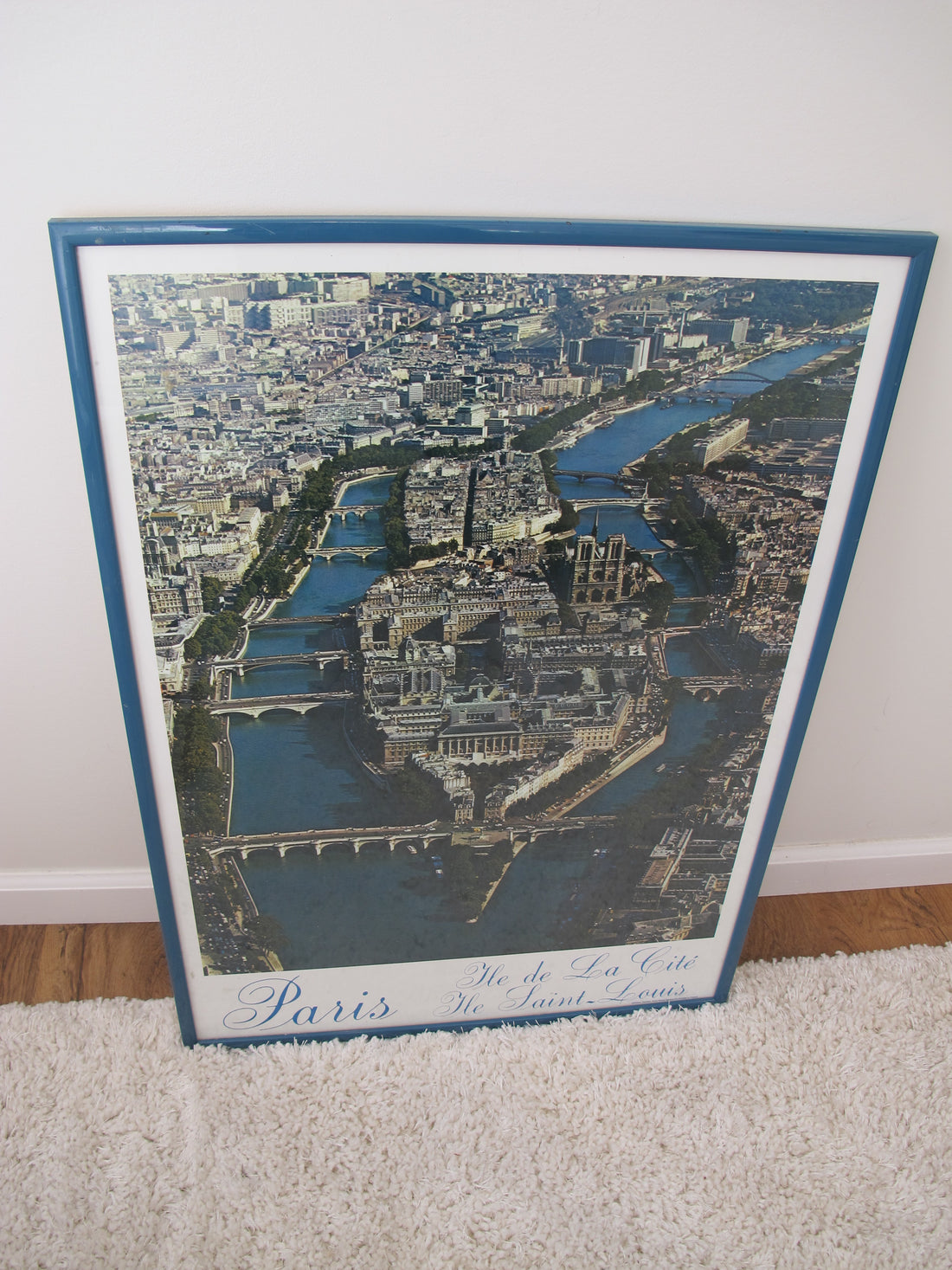 1980's Framed Photo of Paris France Poster