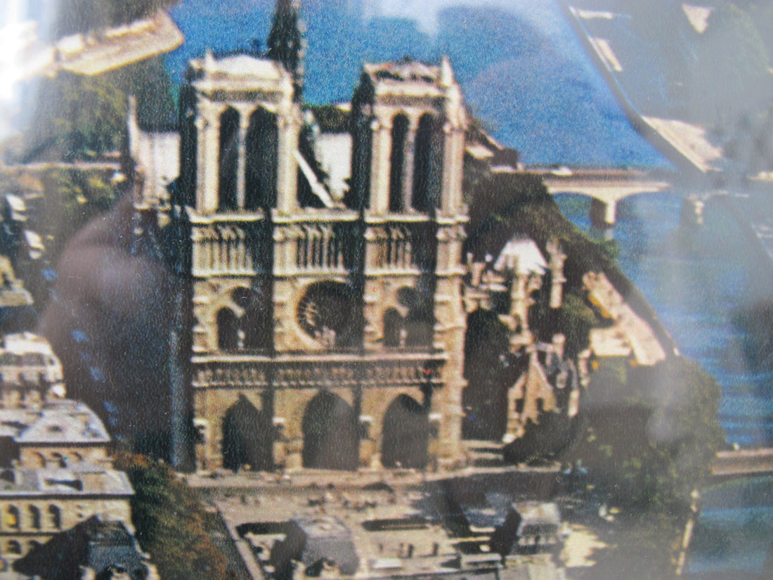 1980's Framed Photo of Paris France Poster