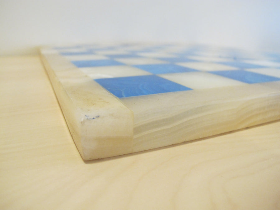 Onyx Stone Chess serving tray Board Vintage
