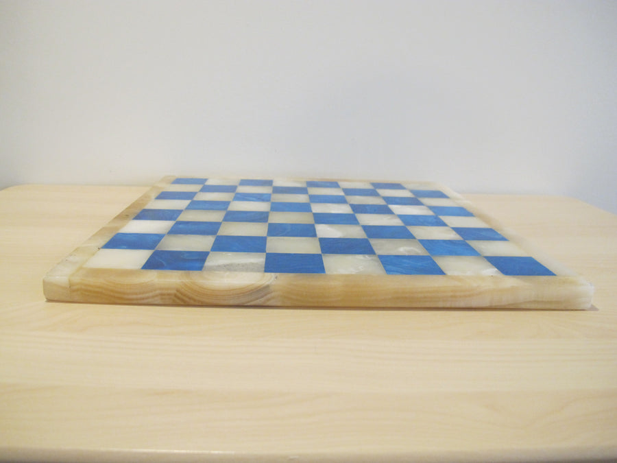 Onyx Stone Chess serving tray Board Vintage