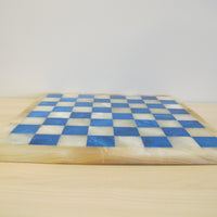Onyx Stone Chess serving tray Board Vintage