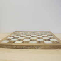Onyx Stone Chess serving tray Board Vintage