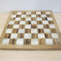 Onyx Stone Chess serving tray Board Vintage