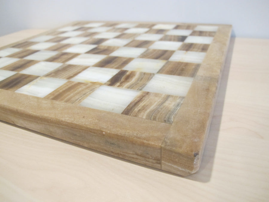 Onyx Stone Chess serving tray Board Vintage