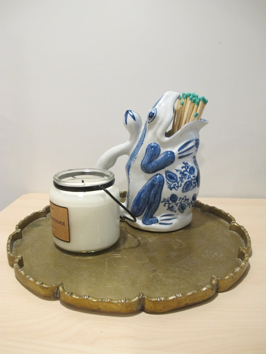 Porcelain Vase Boxes Blue and White Fish Frog Turtle (Sold individually)