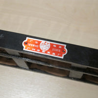 Wood Abacus Vintage Metal and Black Enamel Wood 1976