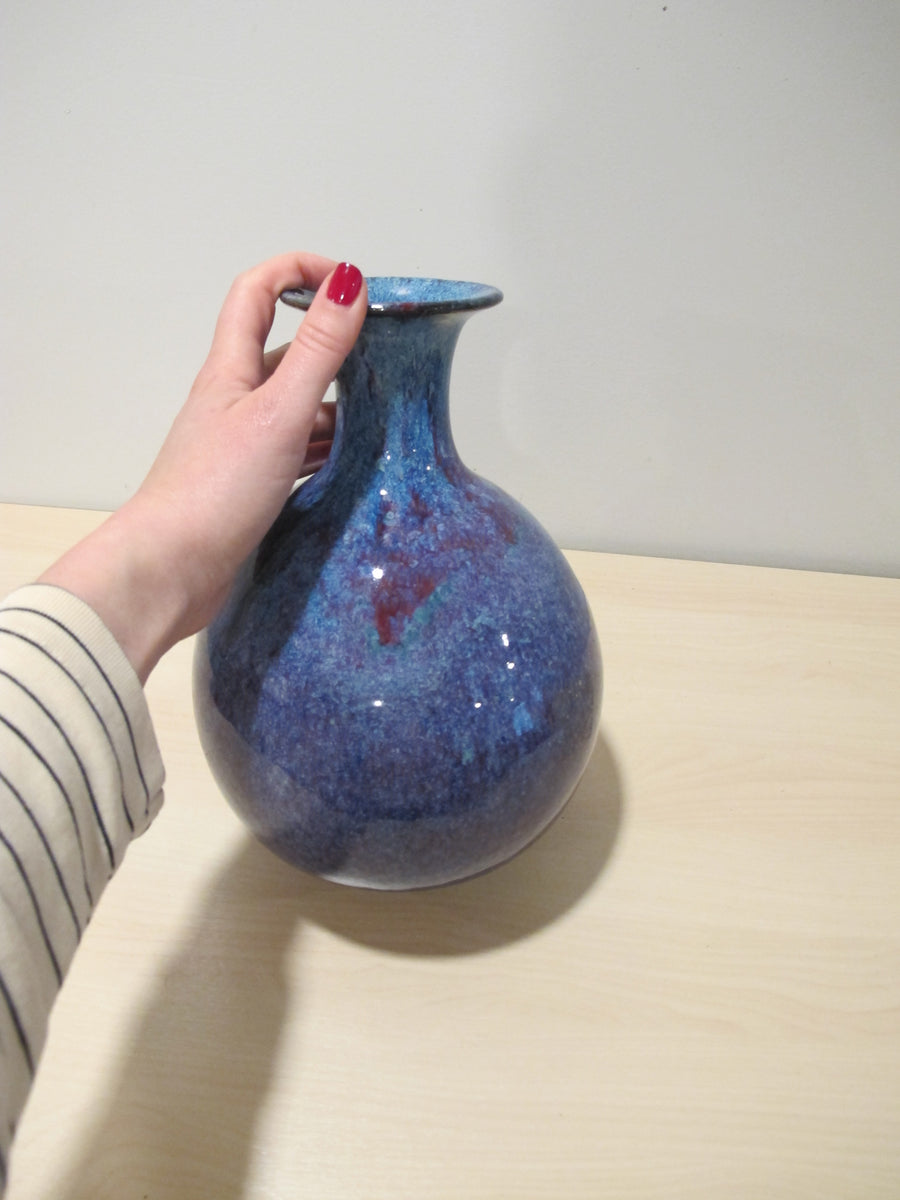 Studio Pottery Ceramic Vase Hawaiian Red Clay Signed