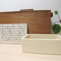 White Resin Box ABCs of Life R. Stewart 2005