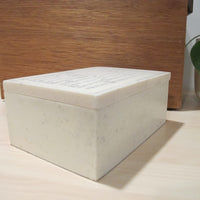 White Resin Box ABCs of Life R. Stewart 2005