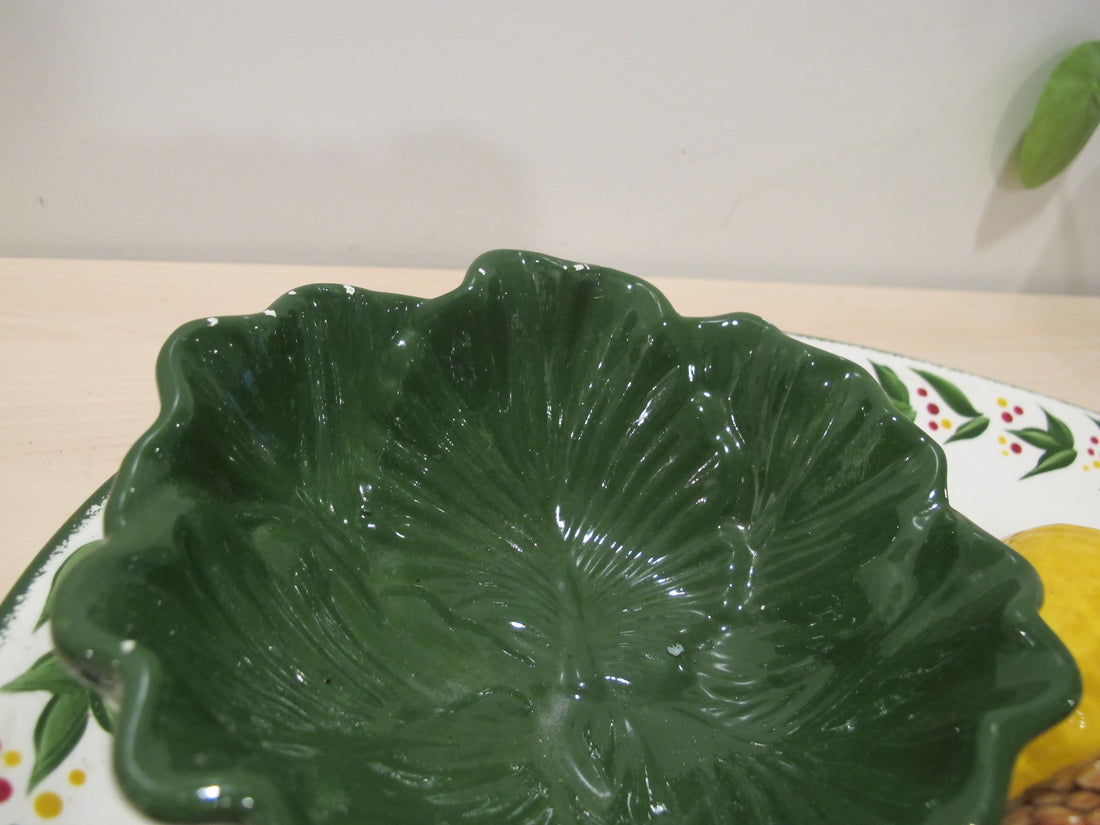 California Pottery Serving Tray Ceramic Bird Plate