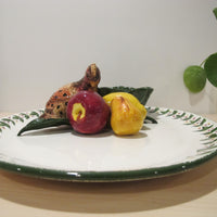 California Pottery Serving Tray Ceramic Bird Plate