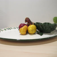 California Pottery Serving Tray Ceramic Bird Plate