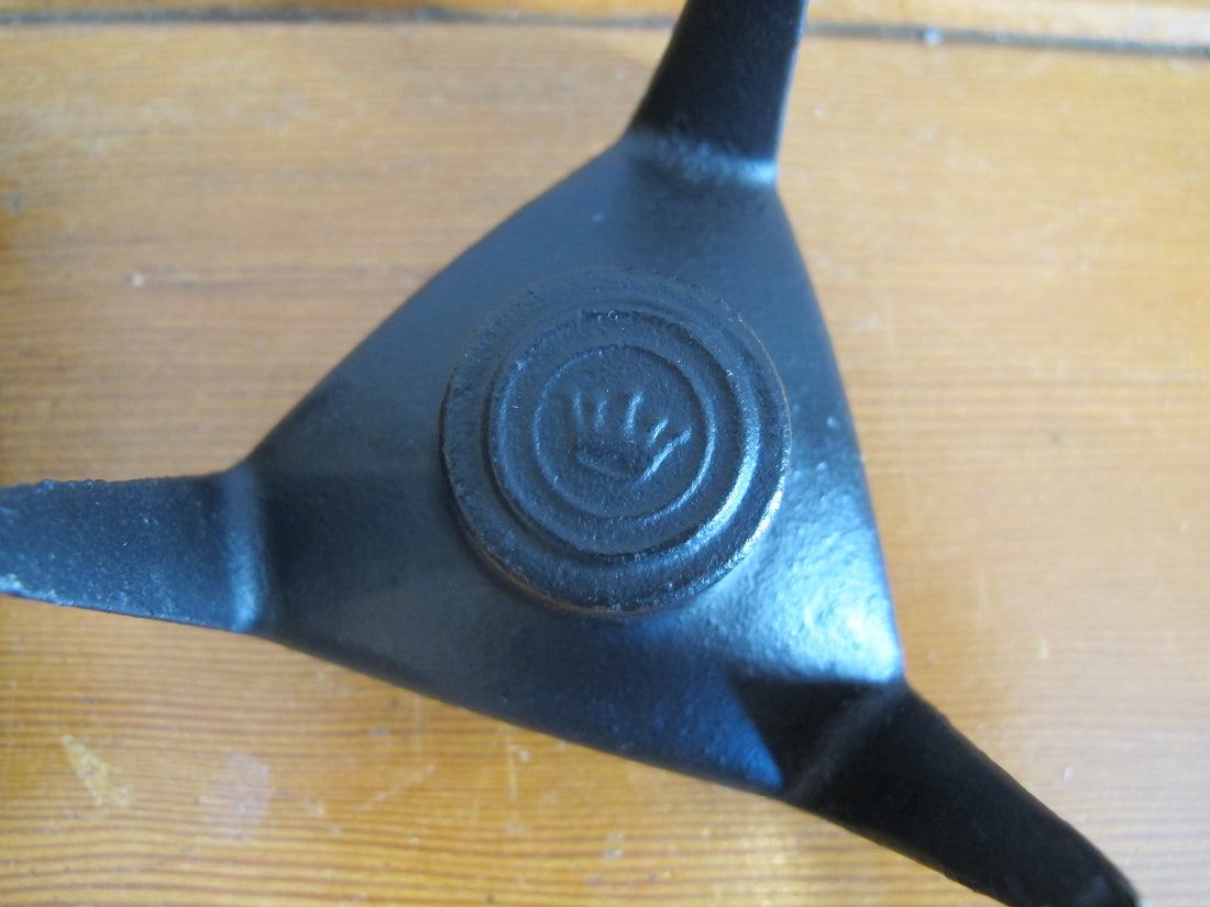 Cast Iron Candle Holders Midcentury (Set of 2)