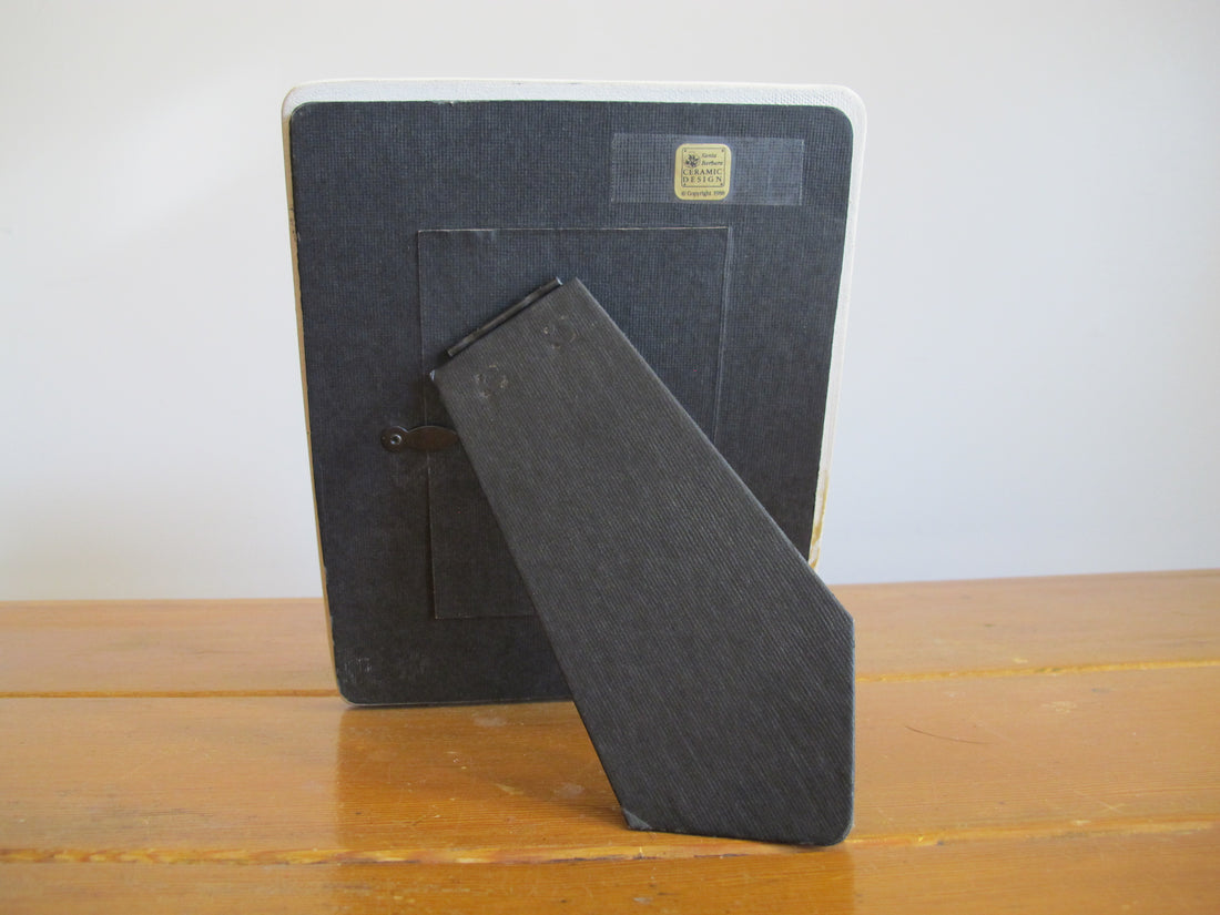 1980's Santa Barbara Ceramic Design Frame Hand Painted