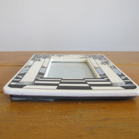 1980's Santa Barbara Ceramic Design Frame Hand Painted