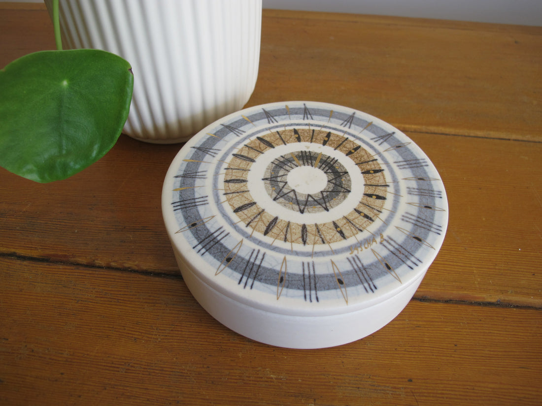 Sascha Brastoff Midcentury Ceramic Box