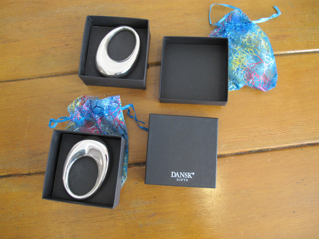 Dansk Silver Metal Baby Rattle Japan (Each Sold Separately)