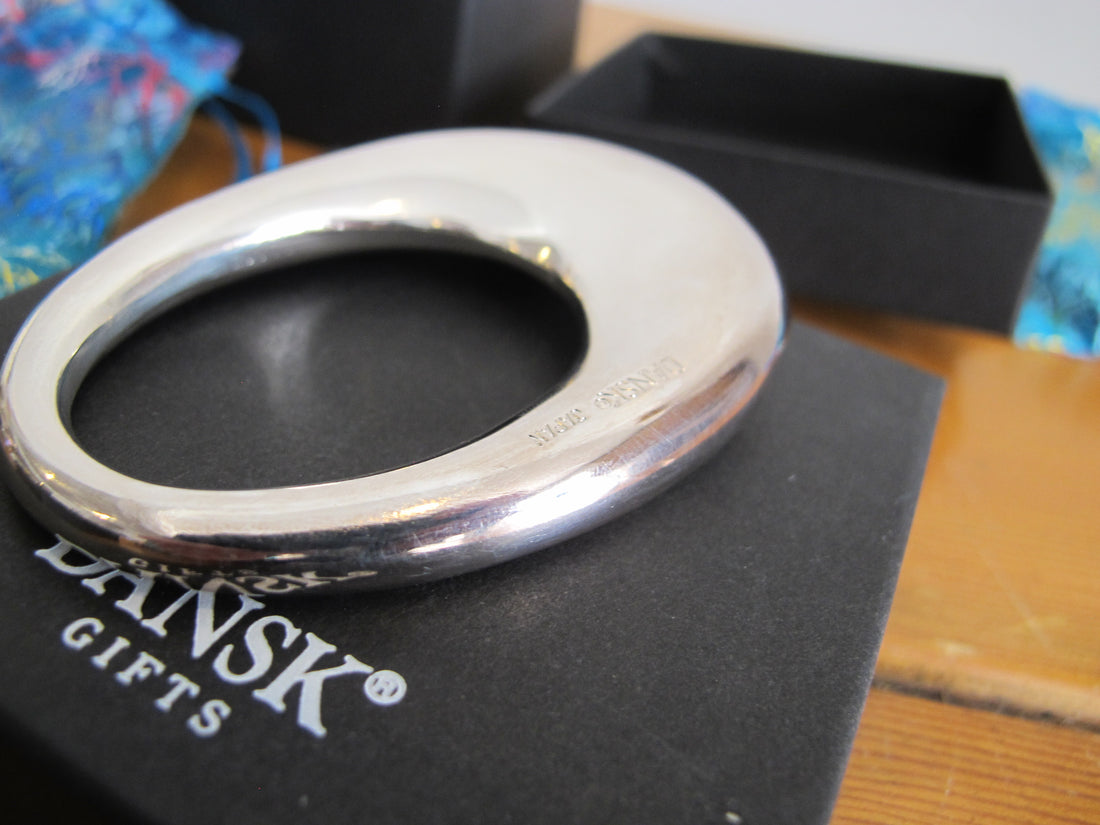 Dansk Silver Metal Baby Rattle Japan (Each Sold Separately)