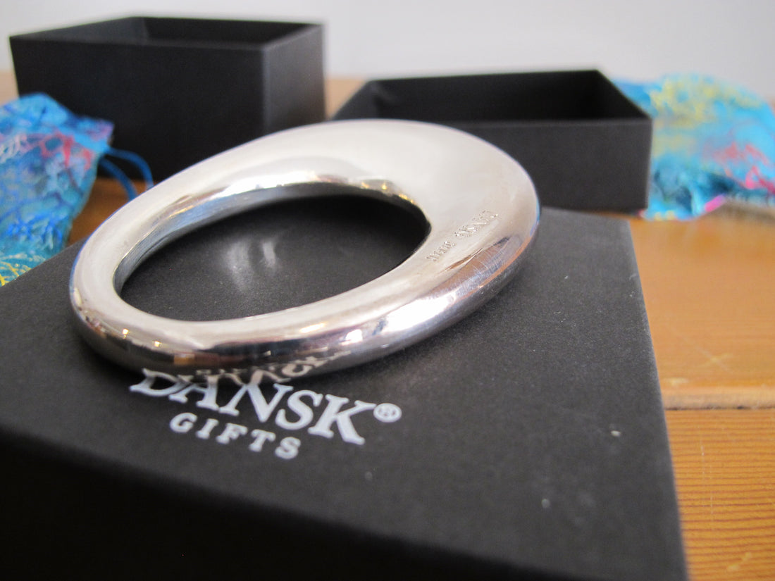 Dansk Silver Metal Baby Rattle Japan (Each Sold Separately)