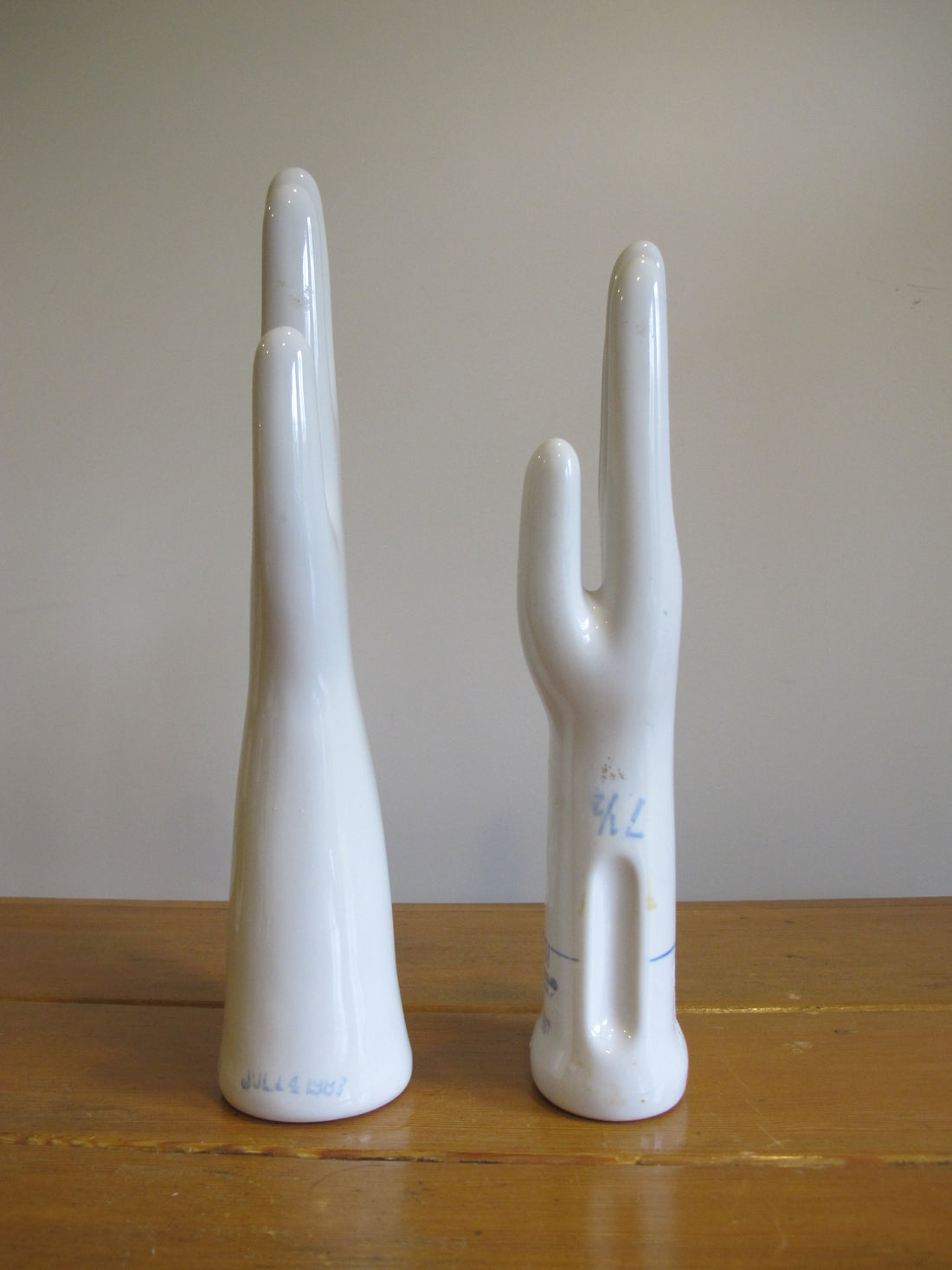 Vintage 1980s Porcelain Hand Display Sculpture Statues – Sold Separately
