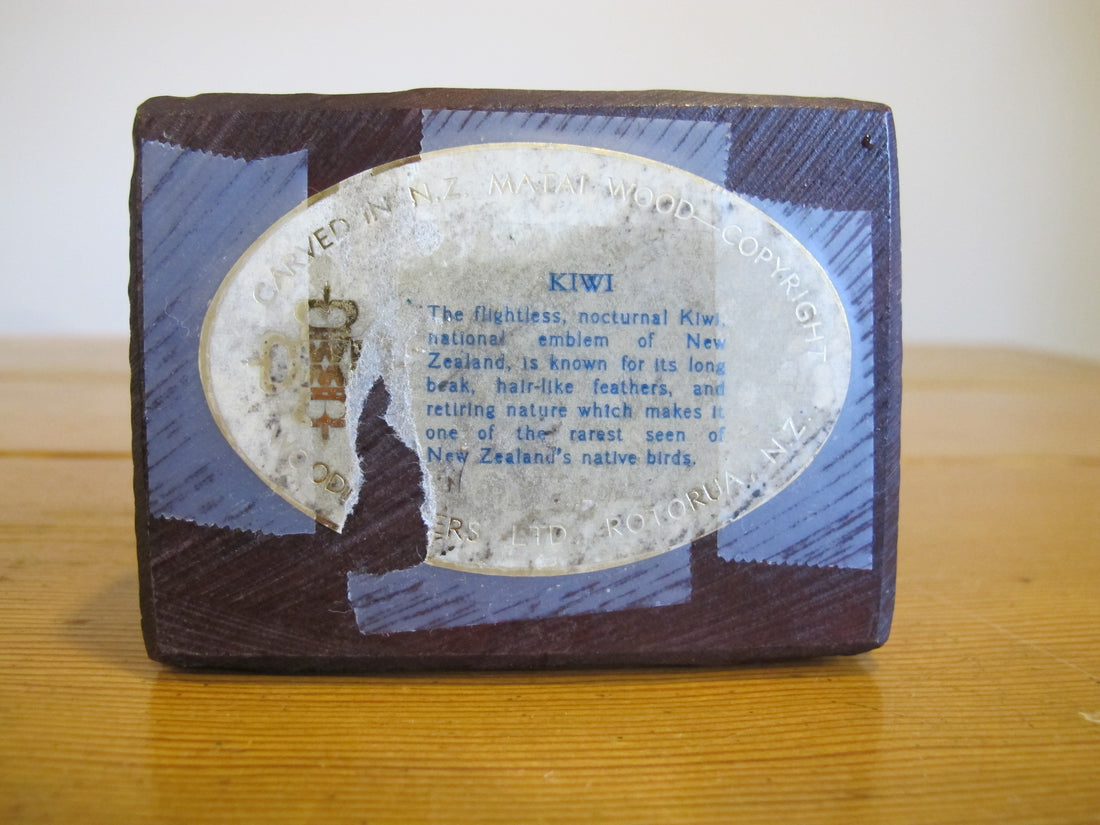 Matai Wood Kiwi Bird - Made in New Zealand