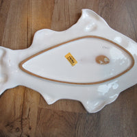 Terracotta Fish Platter Italy Vintage Ceramic Studio Pottery