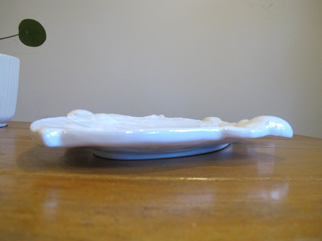 Terracotta Fish Platter Italy Vintage Ceramic Studio Pottery