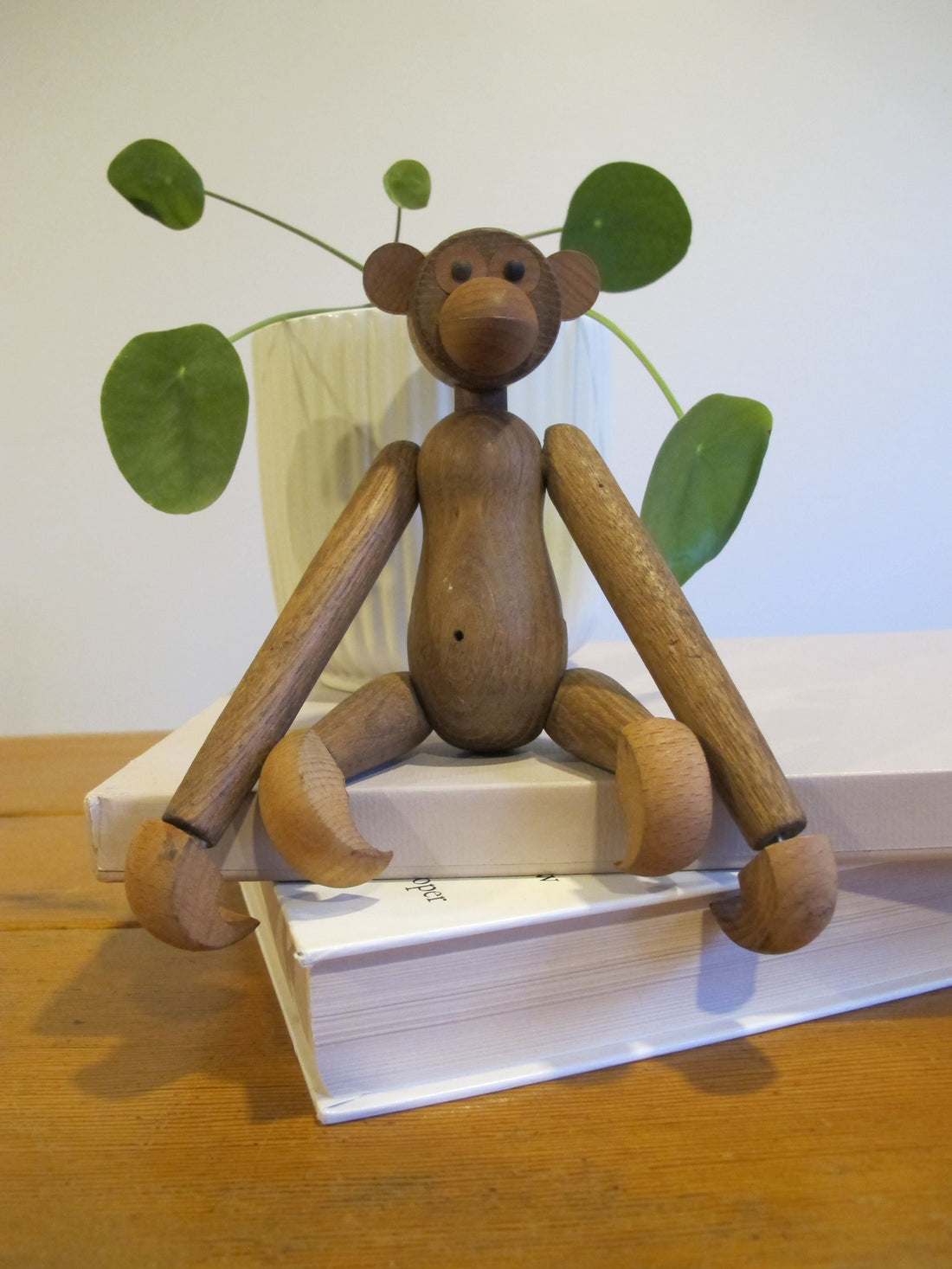 Wood Monkey Vintage Japan Toy