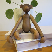 Wood Monkey Vintage Japan Toy