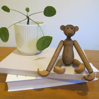 Wood Monkey Vintage Japan Toy