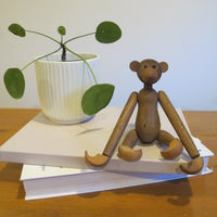 Wood Monkey Vintage Japan Toy