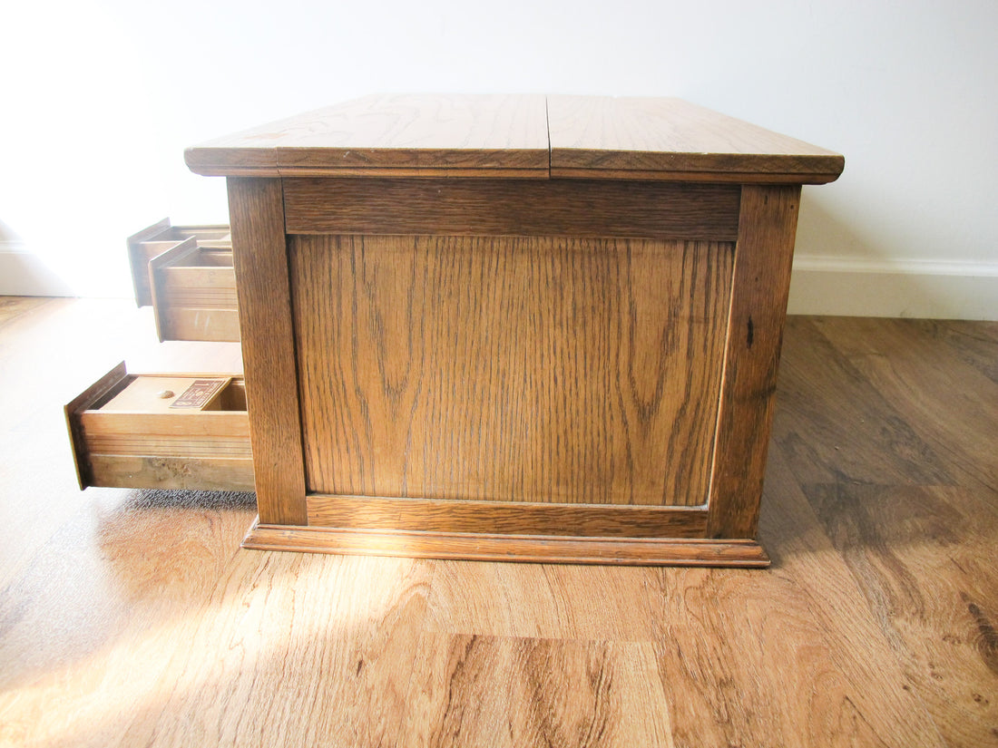 15 Drawer Hardware Cabinet Card Catalog Antique Vintage