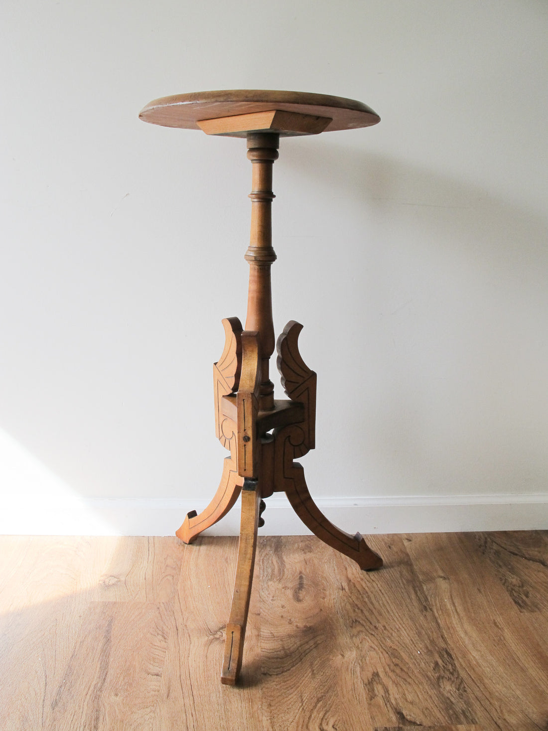 Victorian Wood Plant Stand Antique