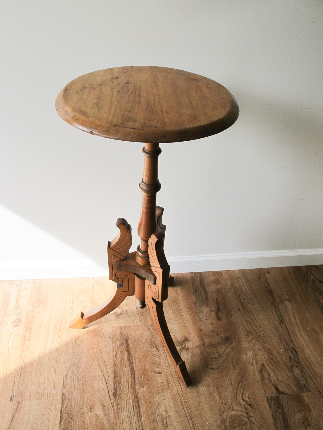 Victorian Wood Plant Stand Antique