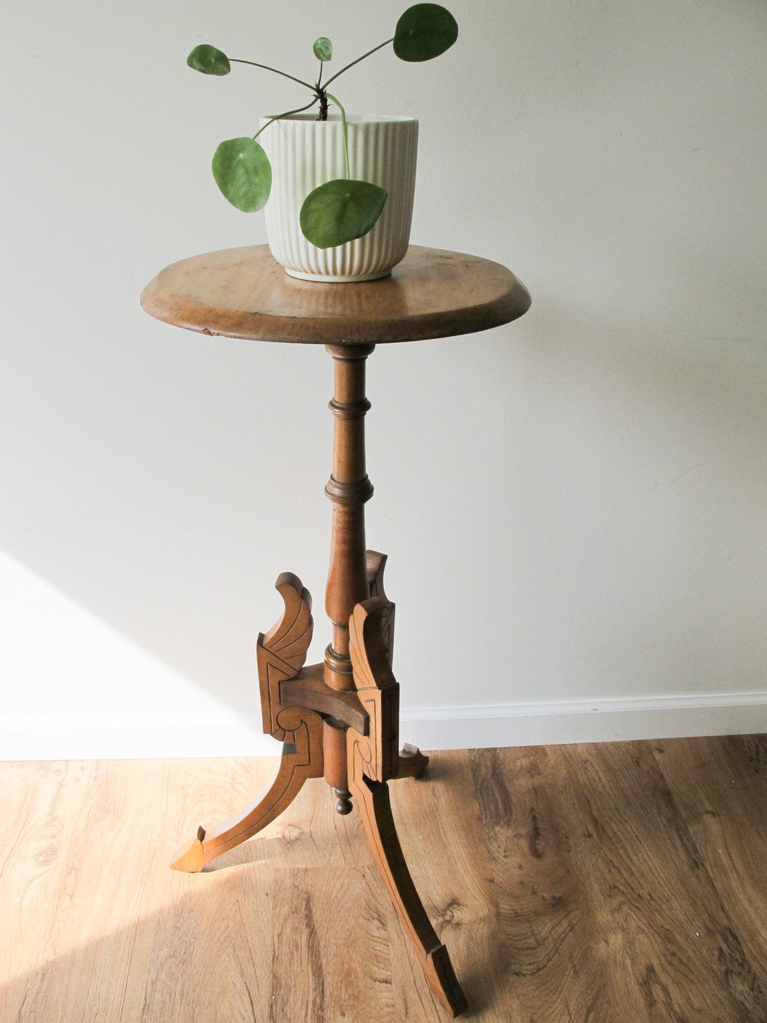 Victorian Wood Plant Stand Antique