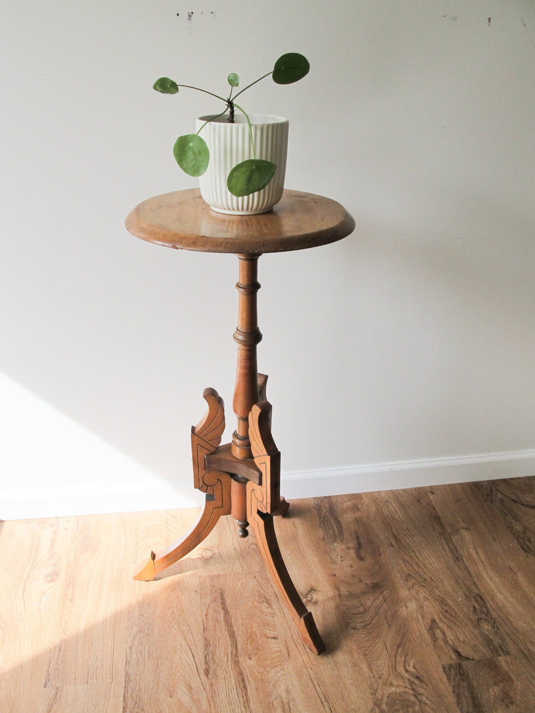 Victorian Wood Plant Stand Antique