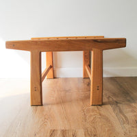 Wood Slat Bench Table Japanese Antique Vintage
