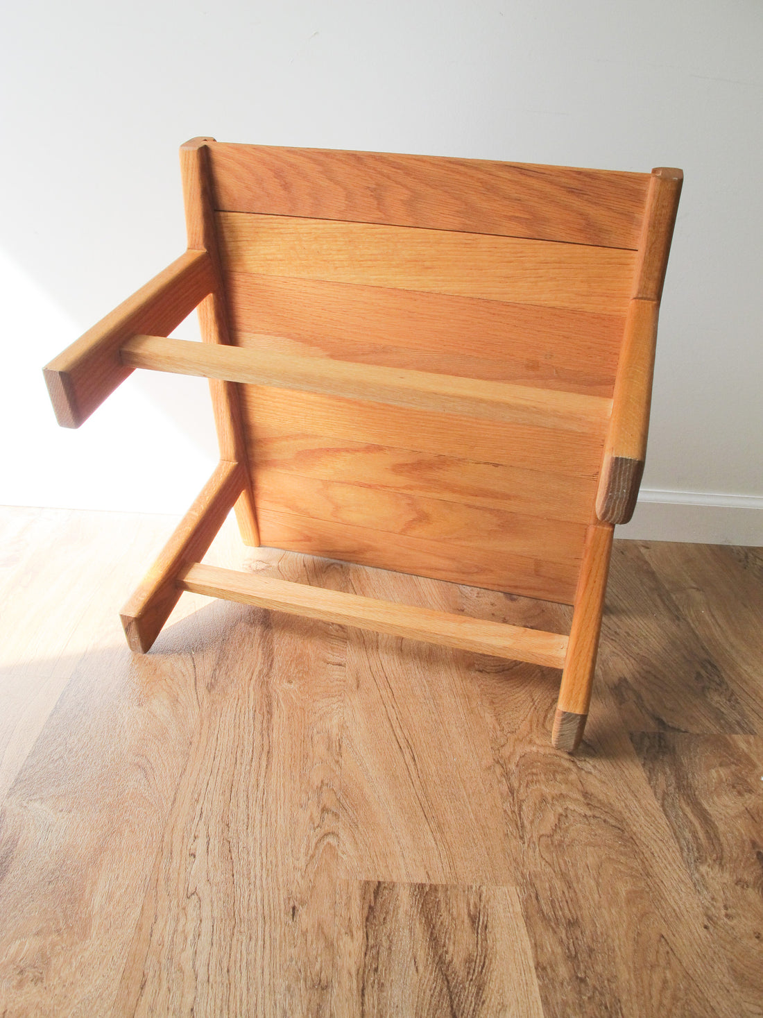 Wood Slat Bench Table Japanese Antique Vintage