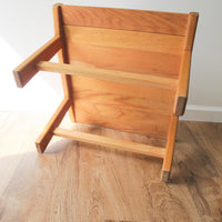 Wood Slat Bench Table Japanese Antique Vintage