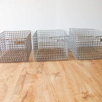 Wire Locker Baskets Vintage (Sold Individually)