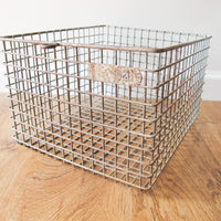 Wire Locker Baskets Vintage (Sold Individually)
