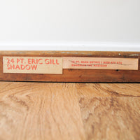 Wood Print Drawer Wall Shelf Antique Printers Shelf