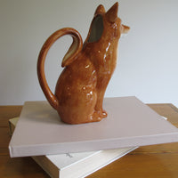 Fox Ceramic Water Pitcher – Hand-Painted Animal Stoneware Jug
