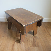 Antique Primitive Wood Stools – Rustic Handmade Seating & Display