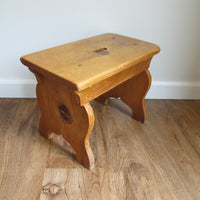 Antique Primitive Wood Stools – Rustic Handmade Seating & Display