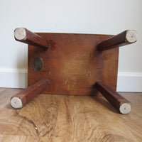 Antique Primitive Wood Stools – Rustic Handmade Seating & Display