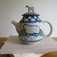 Vintage Dean Pottery Teapot – Handcrafted Ceramic Stoneware Tea Pot